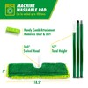 Libman 18" 2-Sided Microfiber Dust Mop, Double Sided Dry Wet
