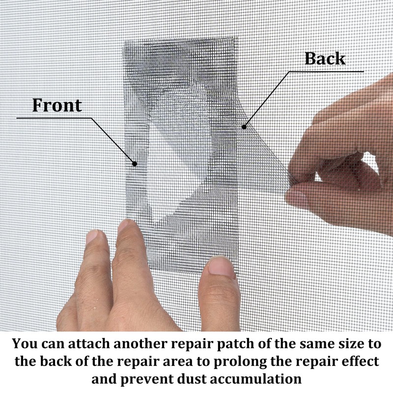 Ealyder Tape 2″ X 30 FT Black Window Screen Repair