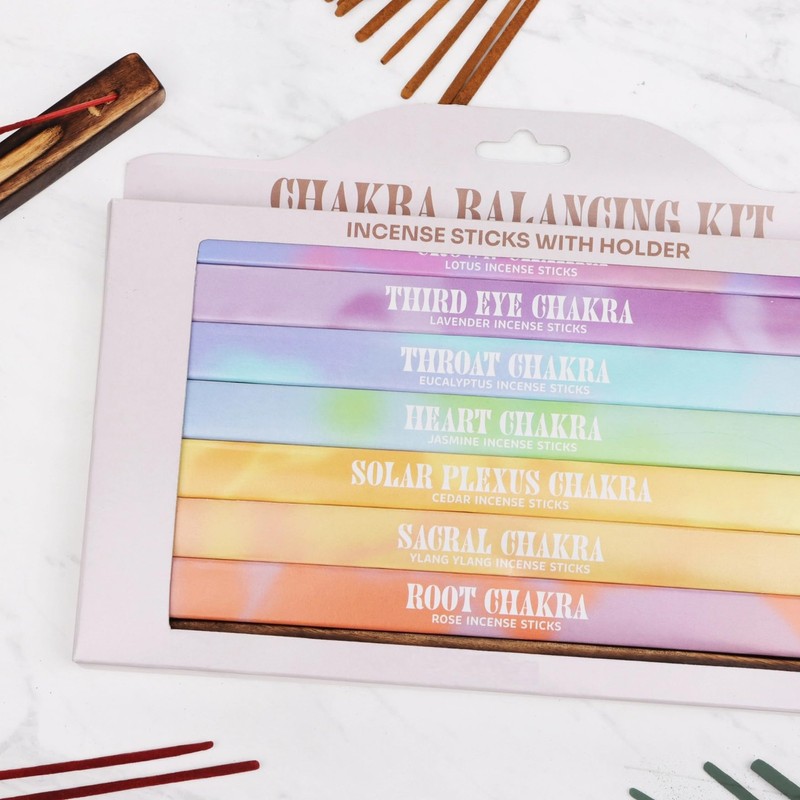 7 Chakra Balancing Incense Sticks Gift Set | 70 Sticks