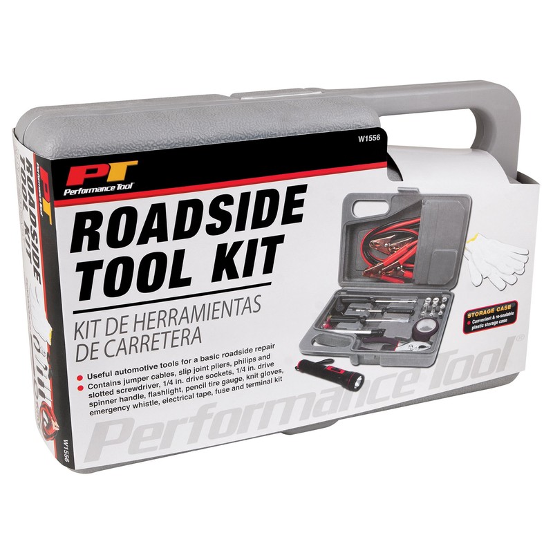 Performance Tool W1556 Commuter Emergency Roadside Safety Tool Kit