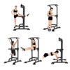 Dland Tower Adjustable Height Pull Up and Dip Station Multi-Function