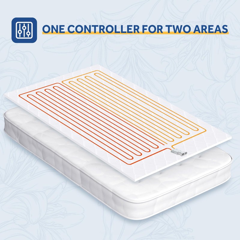 Sealy Heated Mattress Pad King Size Single Control for 2