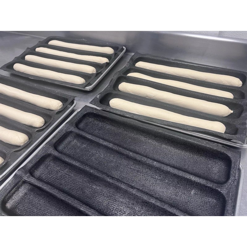 XL 15.5” SUBS Silform Style Silicone Baking Bread Mold Jersey