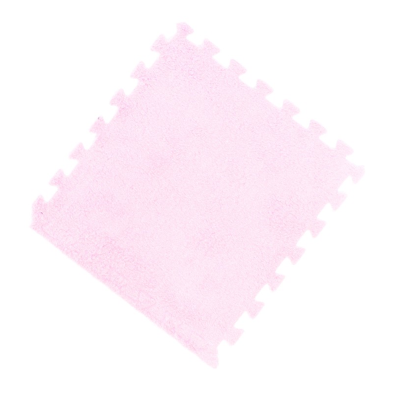 10pcs Plush Foam Floor Mat Prevent Slip Cuttable Thickened Interlocking