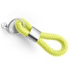Key pendant with silver metal in maritime design made of