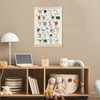 RYYCDOI Baseball Alphabet Nursery Wall Decor, Baseball Alphabet Learning Wall
