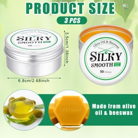 Threlaco 3 Pack Pool Cue Shaft Wax Pool Stick Silky Shaft Wax Billiards Accessories and Equipment for Wood Pool Cue Shaft Protection