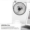 Natudeco USB-Solar-Ventilator, Solarbetriebener Lüfter, Tragbarer Mini-Ventilator Mit Photovoltaik-Solarpanel Für Camping,