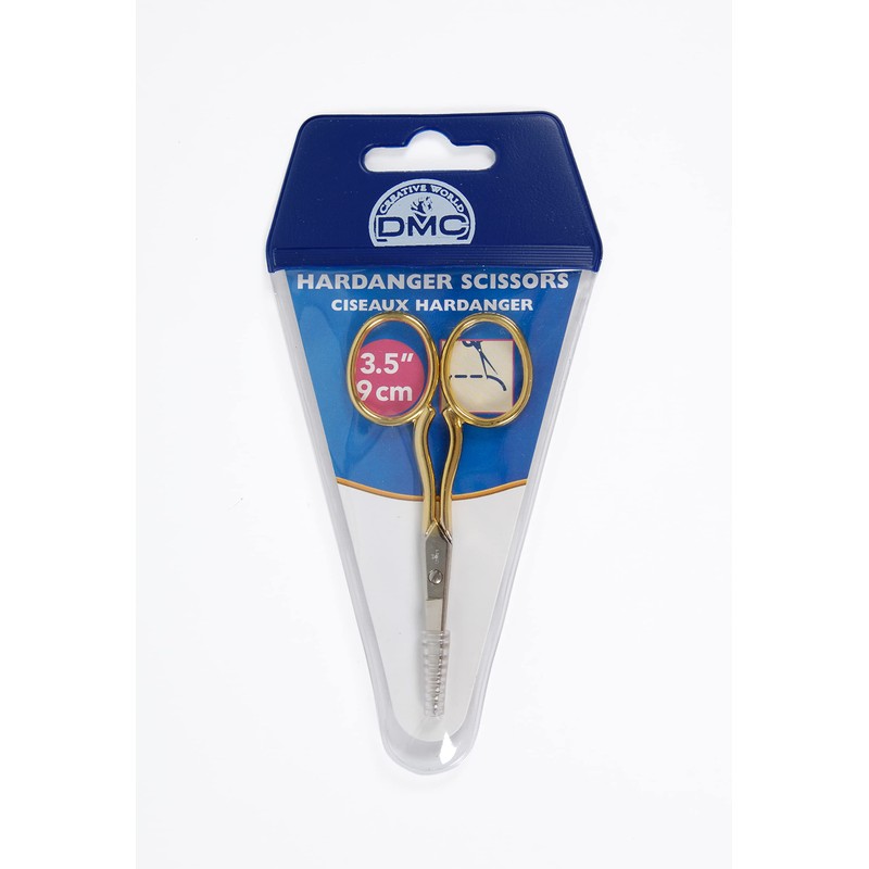 DMC 手芸 ハサミ ハーダンガー 刺繍 用 全長9cm 収納 用 ビニール