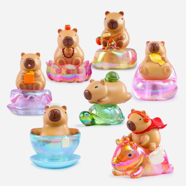 Capybara Blind Box with Light – Cute Random Design (1PC),