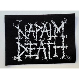 Punk Rock Napalm Death Cloth Patch Sew On Badge Metal Rock  Approx 4" X 5.75" (CP164)