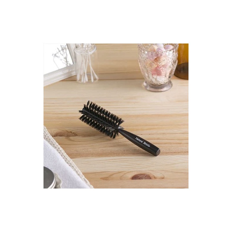 Kai Corporation Hair Brush, KQ1543, Natural Bristle, Pig Hair, Roll