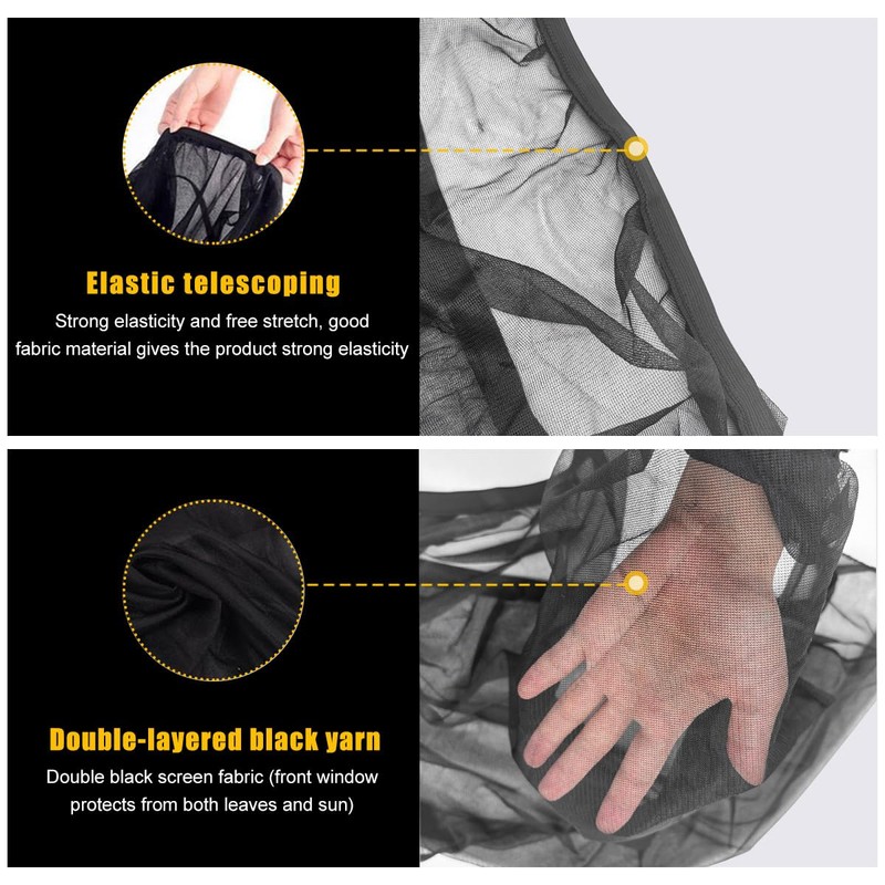 povtii 4PCS Car Window Shades, High Stretchy Auto Side Window