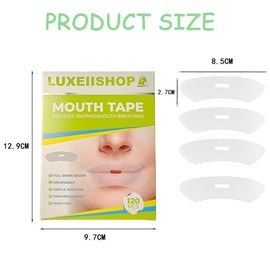 AYNKH 120Pcs Mund Band für Schlafen, Anti-Schnarch-Geräte korrigieren und reduzieren Schnarchen, Mund Band für die Verbesserung der Nasenatmung für Männer und Frauen