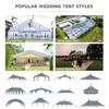 PartyVillage 10ftx40ft Royal Blue Ceiling Curtain for Wedding Parties –