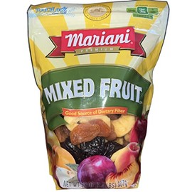 MIXED FRUIT DIETARY FIBER CAMBINES SAVORY PRUNES AND PEACHES, SWEET PEARS, AND APPLES .