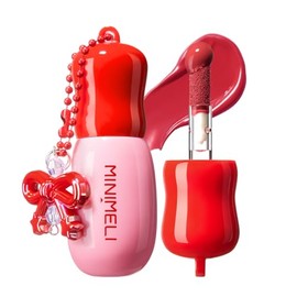 Lip Tint con Cadena, Tinta para labios, Acabado Mate, 24H Larga Duración No Transfer, Resistente al agua y al sudor, Alta Pigmentación, 2.8g (05...   