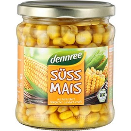 Bergquell Sweet Corn in Glass 330 g Organic