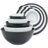 COOK WITH COLOR Mixing Bowls with TPR Lids - 12