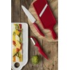 Kyocera 2349451 Double Blades Peeler, Ceramics, Red
