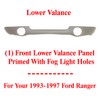 US AUTO PARTS PLUS New Front Bumper Lower Valance Panel