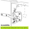 Garden Gate Latch for Wooden Gates Gravity Locking Automatic Self