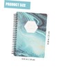 Mikinona Fitness Journal Notebook Spiral Bound Exercise Planner for Men