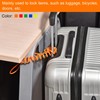 TOP-VIGOR 1Pcs Security Steel Cable 3.5mm x 1.2m / 3.94ft