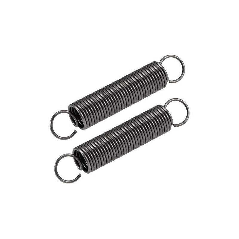 sourcing map Pack of 2 Tension Spring Tension Springs, 20mm