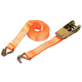 IIVVERR 1760 lbs Breaking Strength 25mm 1" Width 5 Meter Length Ratchet Tie Down Strap (1760 lbs Resistencia a la rotura 25mm 1' 'Ancho 5 metros de longitud Correa de amarre de trinquete