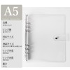 REX-OWL STH-A5 Transparent Personal Organizer, Made in Japan, Clear Binder
