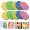 VICASKY 30 pcs Round Compressed Facial Cleansing Sponges for Makeup