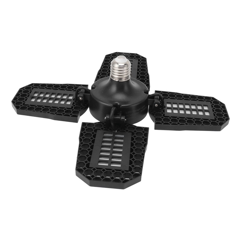 LED Garage Lights Foldable 4 Leaves 100W High Brightness Energy