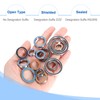 sourcing map 20 Pcs 608ZZ Deep Groove Ball Bearing, 7.65