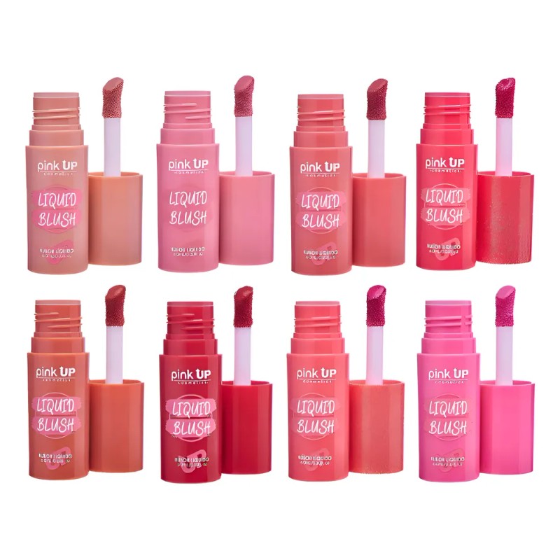 Pink Up Liquid Blush Larga Duración Rubor Liquido 8pack S/t