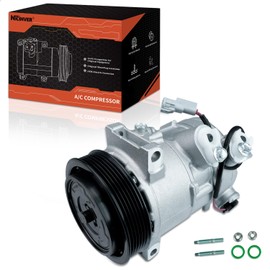 Air Conditioning Compressor & A/C Clutch for Do-dge C-aliber 2009-2012, J-eep Compass 2009-2017, J-eep P-atriot 2009-2017 158388 140667C