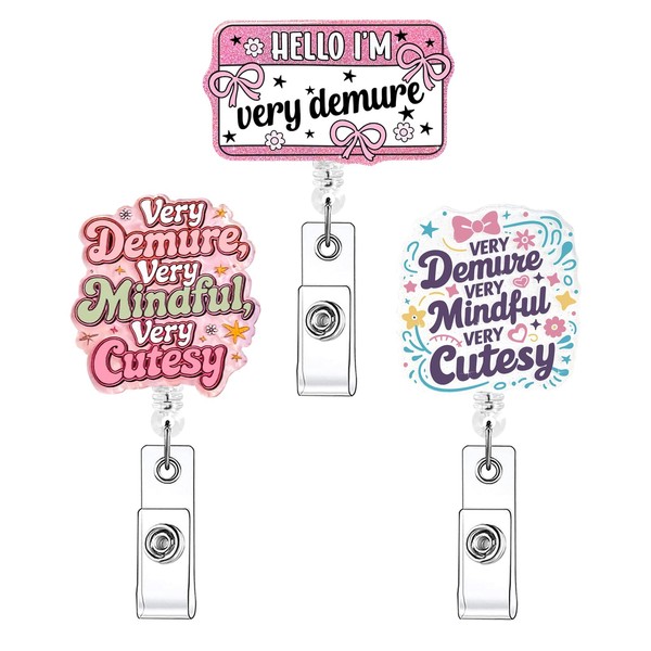 Horee Nurse Badge Reel, Retractable ID Card Holder with Alligator