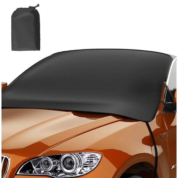 AYNKH Car Windscreen Cover Frost Protector,Car Windshield Cover with Elastic