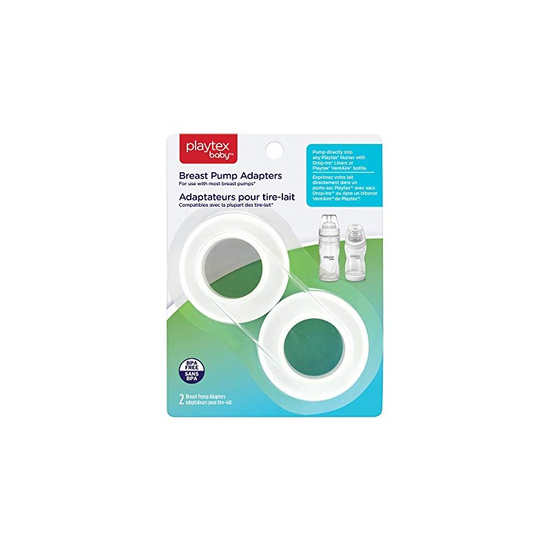 Playtex Baby Breast Pump Adapters, 2 Count