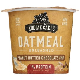 Kodiak Cakes Instant Protein Peanut Butter Chocolate Chip Oatmeal In A Cup, 2.12 Ounce