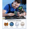LCD Digital Microscope,4.3 Inch 1080P 10 Megapixels,10MP Camera Video Recorder