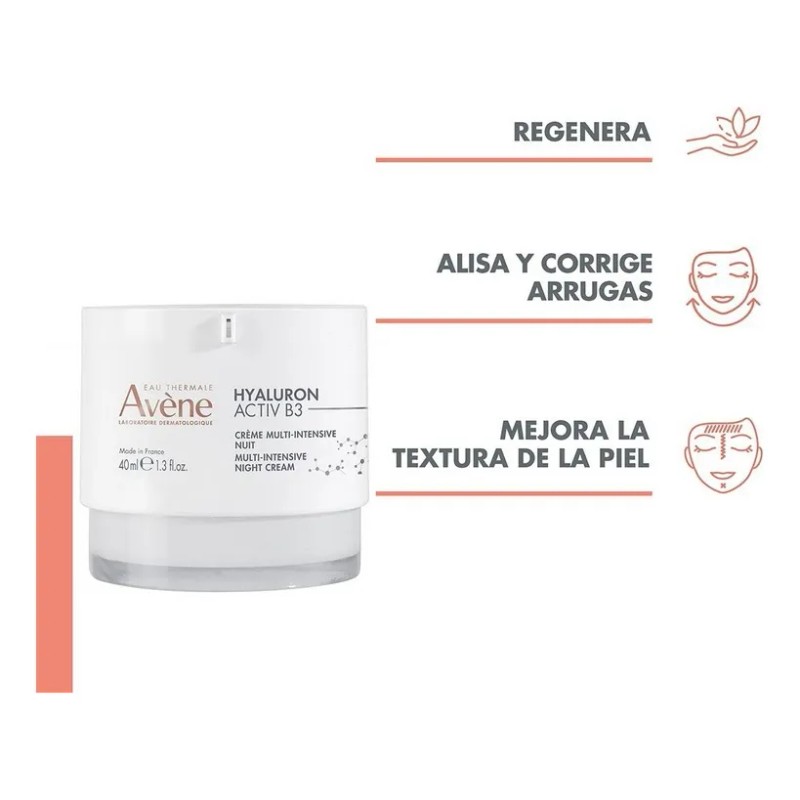 Avene Hyaluron Activ B3 Crema de Noche 40ml Tipo de