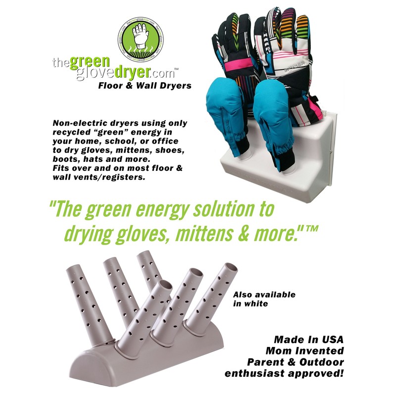 Green Glove Dryer for Hats, Gloves, Shoes & More (Eco