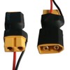 XT60 Male to Female Connectors with JST Female in-line Lipo