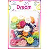 Dream World Self Hinge Barrette Daisy Aurora Borealis 30 Piece