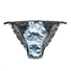 SilRiver Bragas de satén de seda para mujer, ropa interior