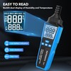 INSTRODOTS Temperature Humidity Meter, High Precision Digital Hygrometer with Ambient,