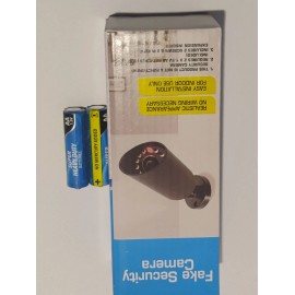 Unbranded Dummy Fake Camera Surveillance CCTV Security Flashing Imitation LED Light black