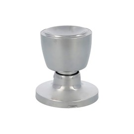 Amig - Passage Knob Model 601 | Double-Sided Handle for Interiors | Easy Installation | Multi-Purpose: Home and Office, Polished Chrome, Latch 60/70 mm, Brass