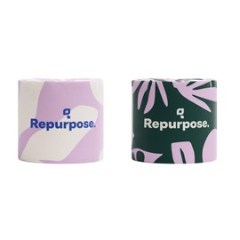 Repurpose 100% Bamboo Toilet Paper, 3-Ply, Tree-Free, Plastic-Free, FSC Certified, Septic Safe, Fast Dissolving, RV-Friendly, 12 Rolls (300 Sheets/Roll), No Fragrance/Dyes